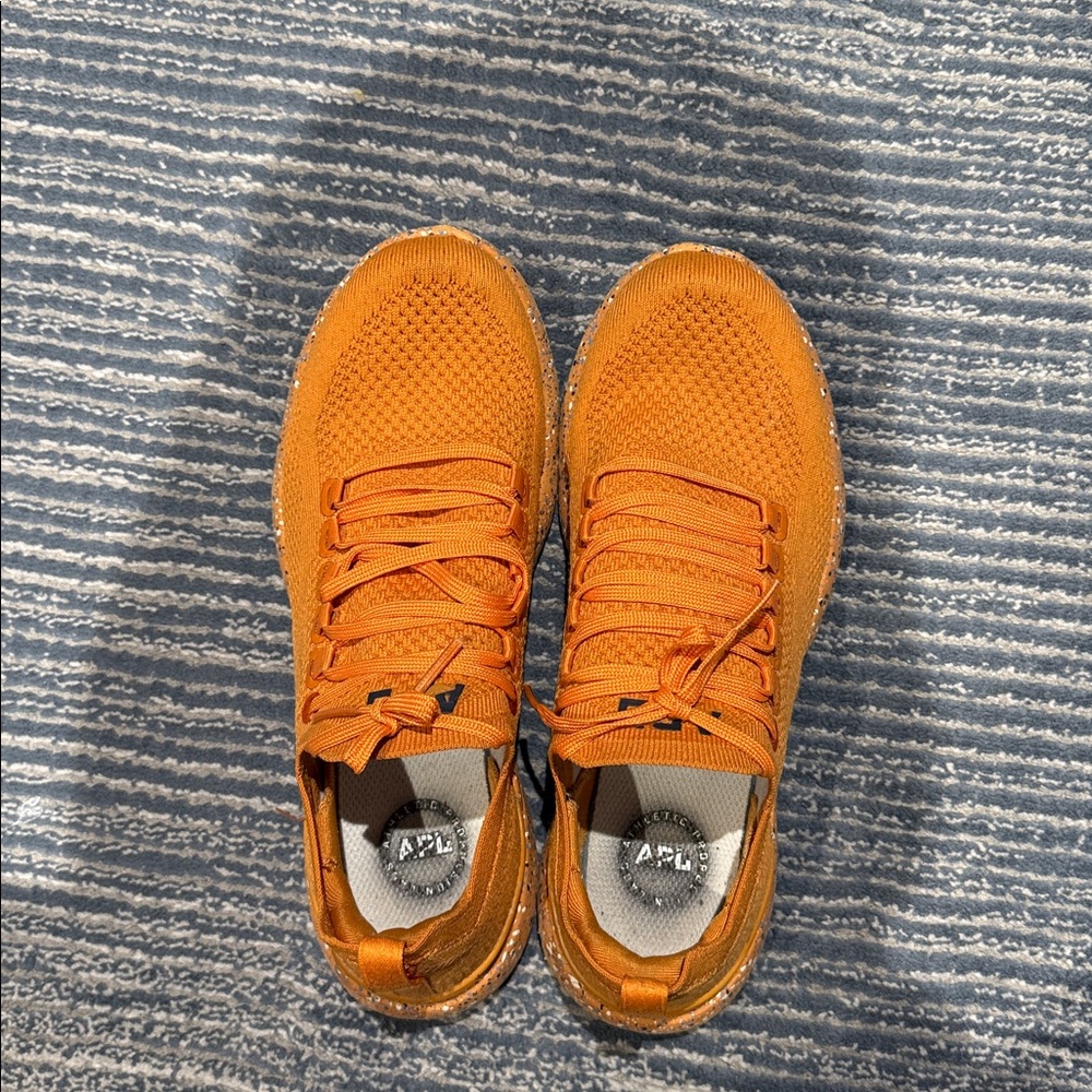 Womens Orange APL Sneakers